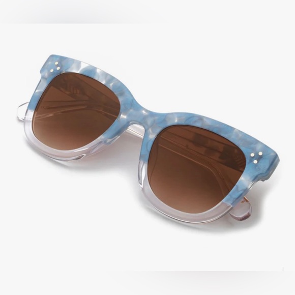 KREWE Accessories Krewe Sunglasses Jena Blue Opaline To Crystal